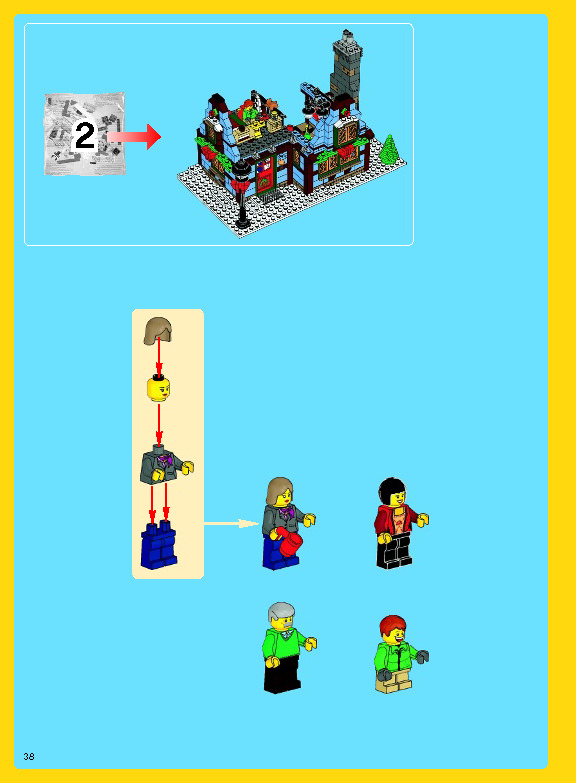 Wikibricks3D - 10229 Winter Village Cottage 3D print model_47