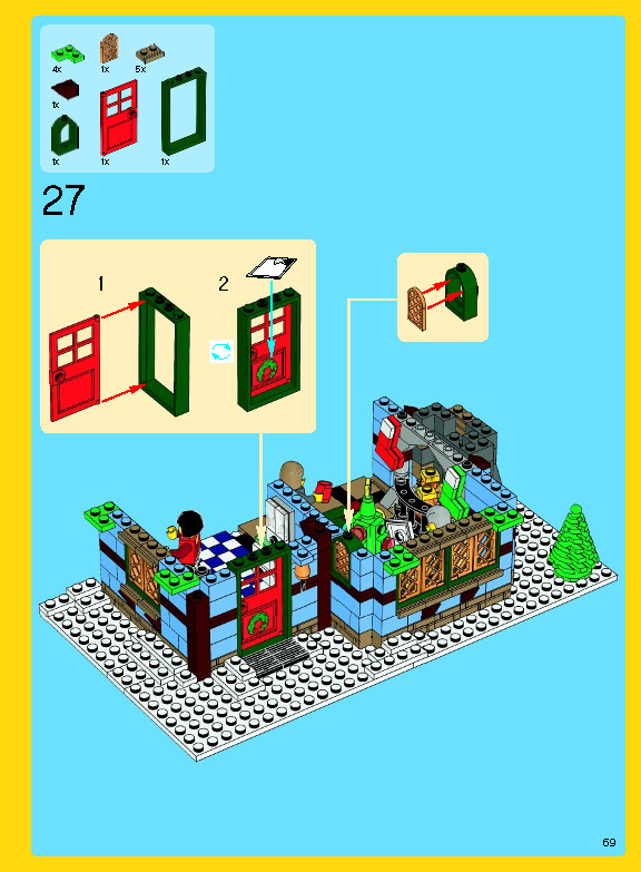 Wikibricks3D - 10229 Winter Village Cottage 3D print model_78