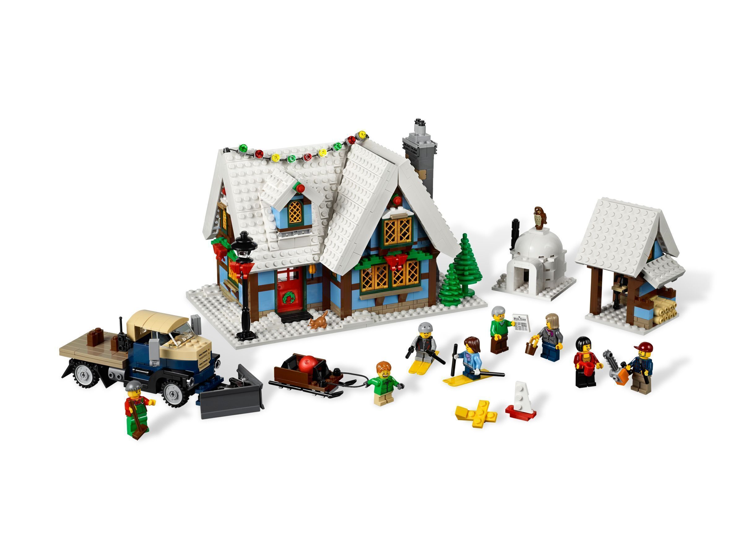 Wikibricks3D - 10229 Winter Village Cottage 3D print model_1