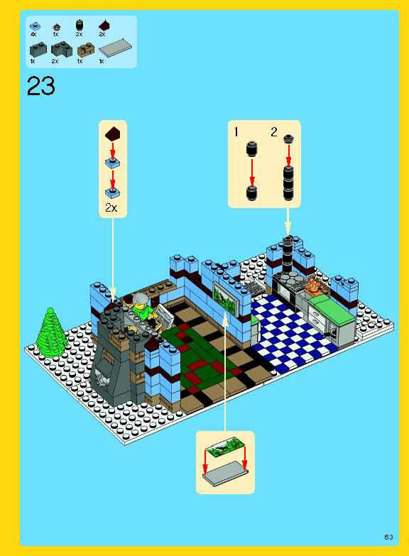 Wikibricks3D - 10229 Winter Village Cottage 3D print model_72