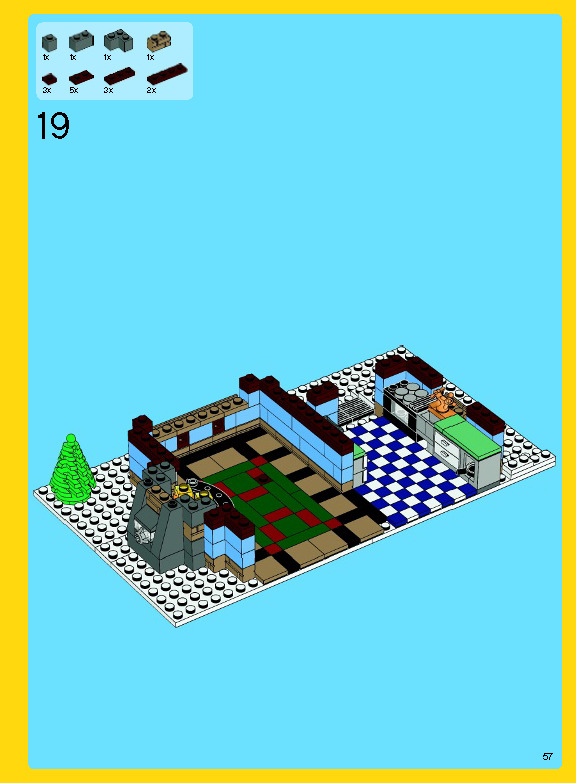 Wikibricks3D - 10229 Winter Village Cottage 3D print model_66