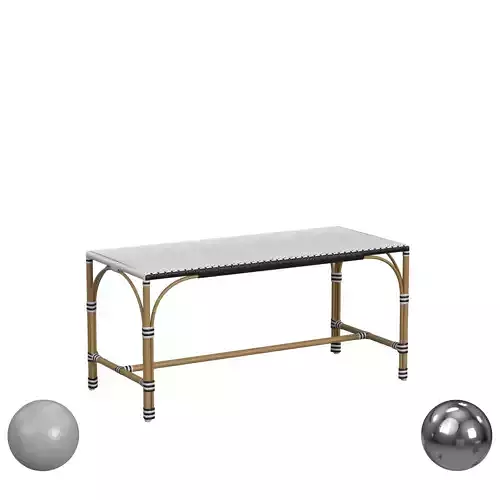 Butler Specialty Company Tobias Outdoor Rattan Dining Bench