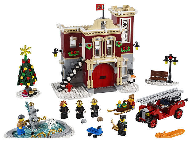 Wikibricks3D - 10263 Winter Village Fire Station 3D print model