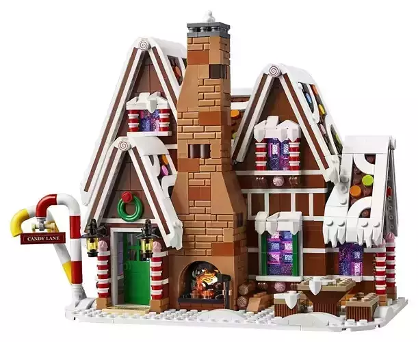 Wikibricks3D - 10267 Gingerbread House 3D print model