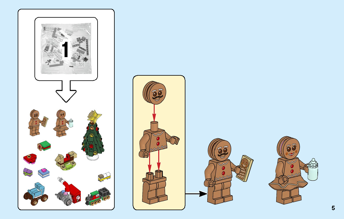 Wikibricks3D - 10267 Gingerbread House 3D print model_6
