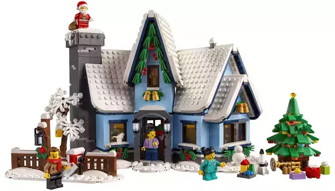 Wikibricks3D - 10293 Santa Visit 3D print model