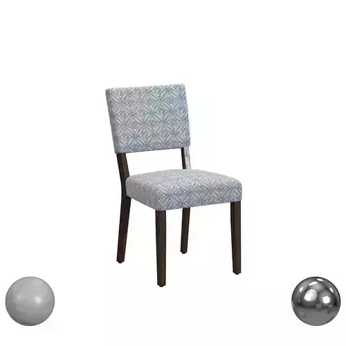 HomePop Open Back Dining Chair - Indigo Print