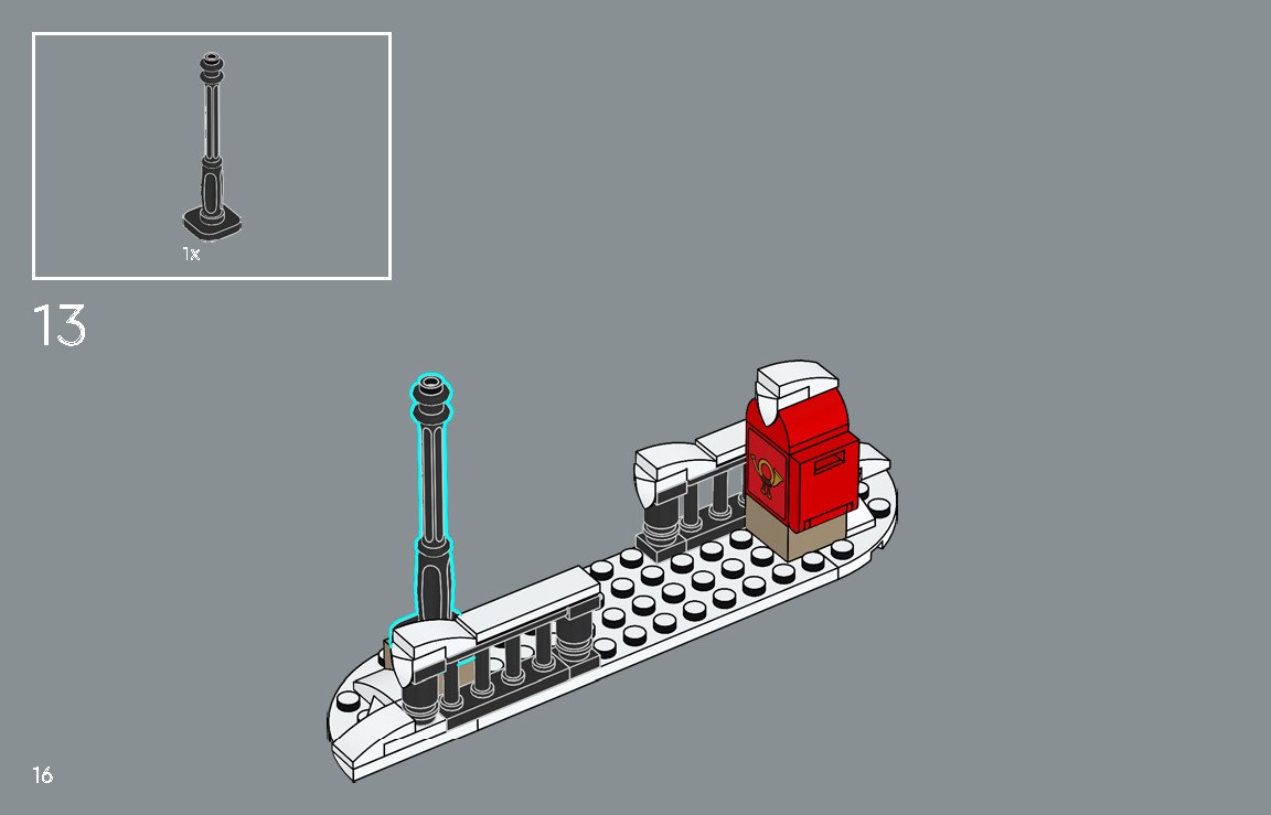 Wikibricks3D - 10308 Holiday Main Street 3D print model_45