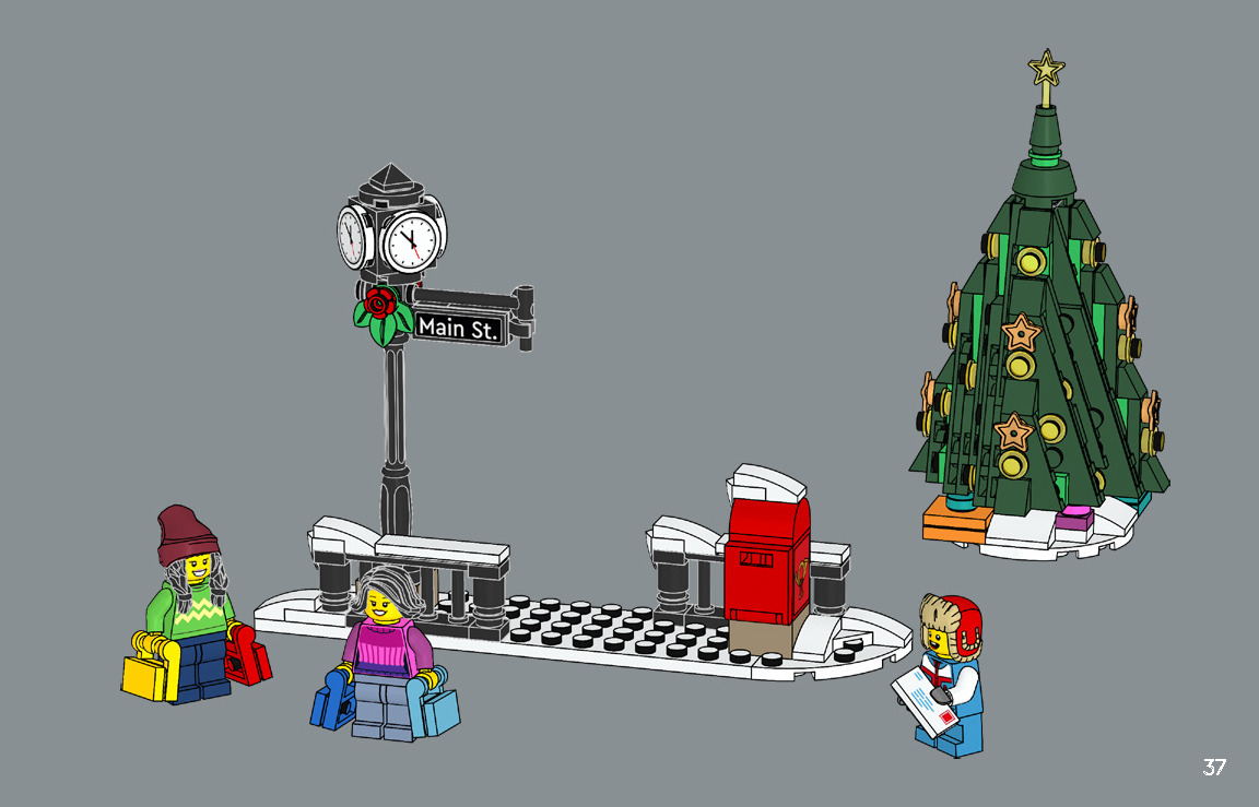 Wikibricks3D - 10308 Holiday Main Street 3D print model_66