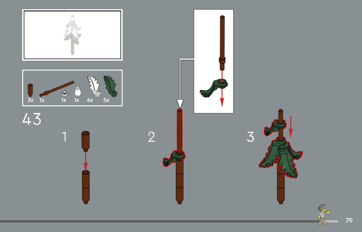 Wikibricks3D - 10325 Alpine Lodge 3D print model_96