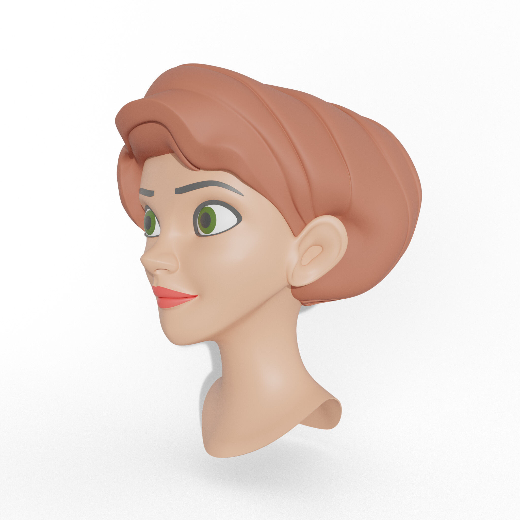 FACE MODEL Free 3D model_2