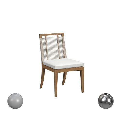 Amalfi Outdoor Side Chair 3D model