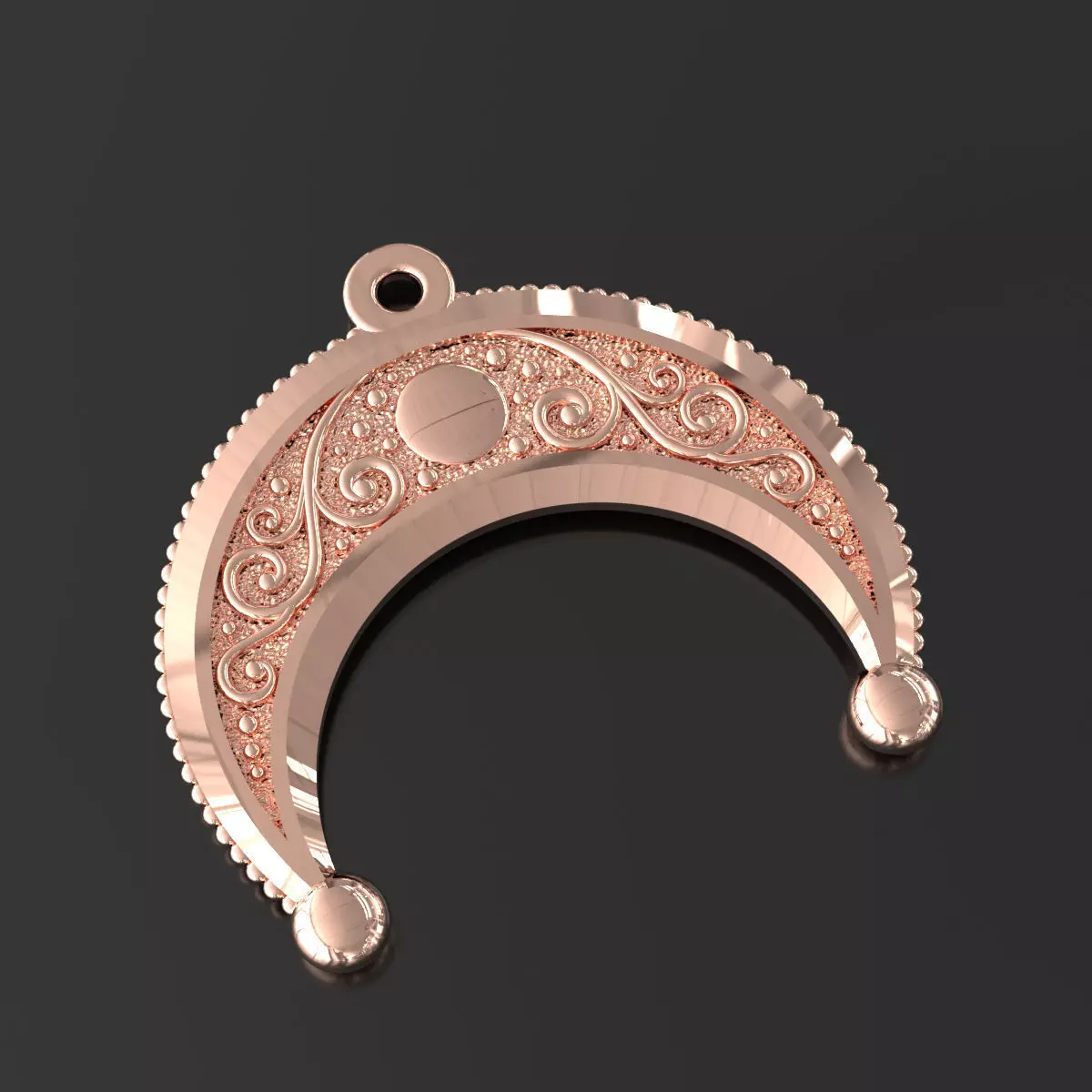 Slavic Lunnitsa pendant 3D print model