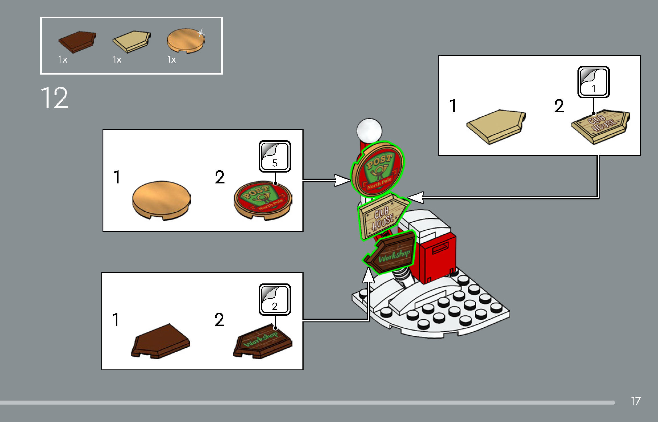 Wikibricks3D - 10339 Santa Post Office 3D print model_34