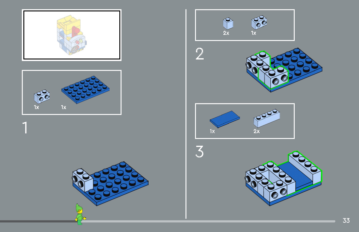Wikibricks3D - 10339 Santa Post Office 3D print model_39