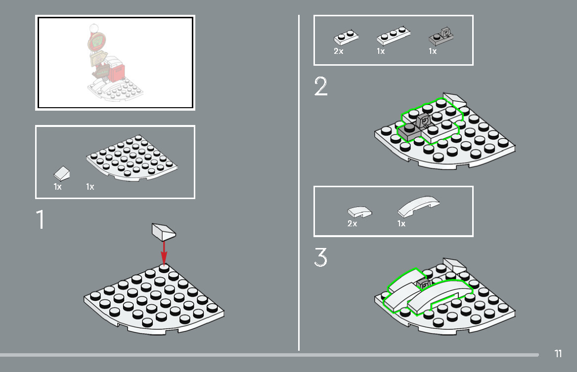 Wikibricks3D - 10339 Santa Post Office 3D print model_14