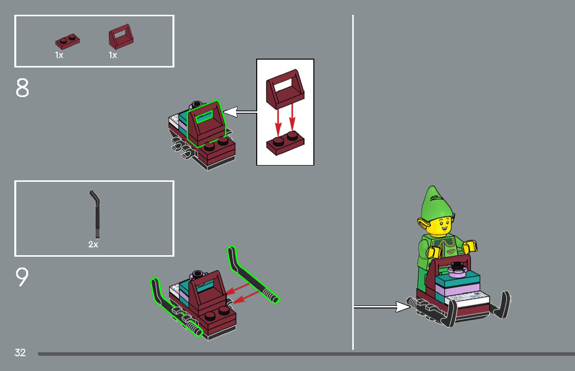 Wikibricks3D - 10339 Santa Post Office 3D print model_31