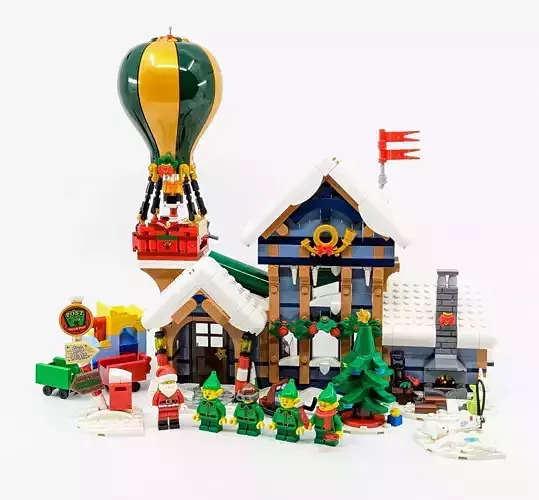 Wikibricks3D - 10339 Santa Post Office 3D print model