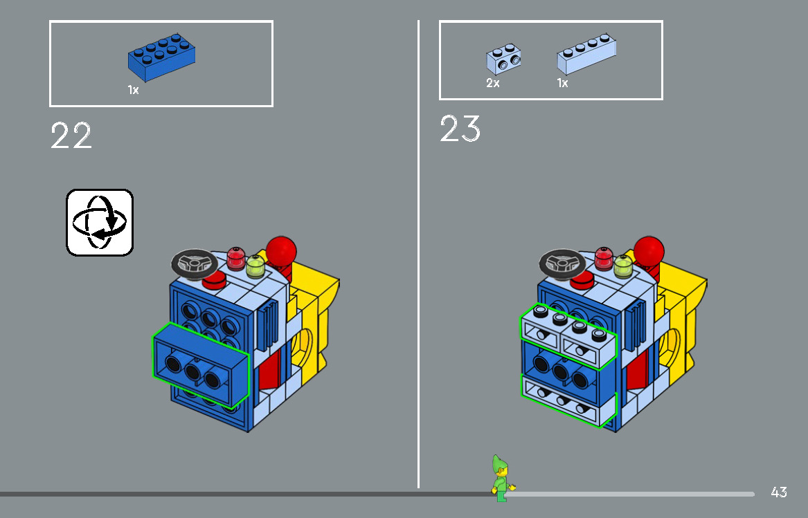 Wikibricks3D - 10339 Santa Post Office 3D print model_54