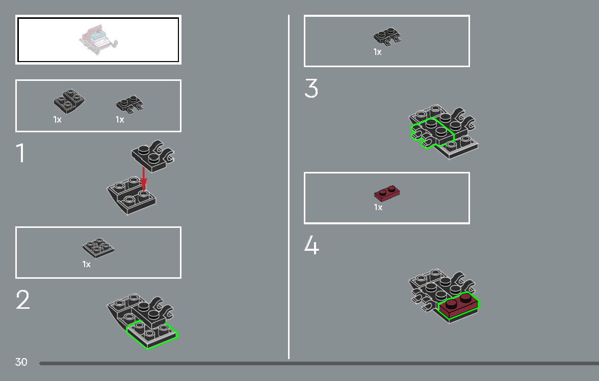 Wikibricks3D - 10339 Santa Post Office 3D print model_33
