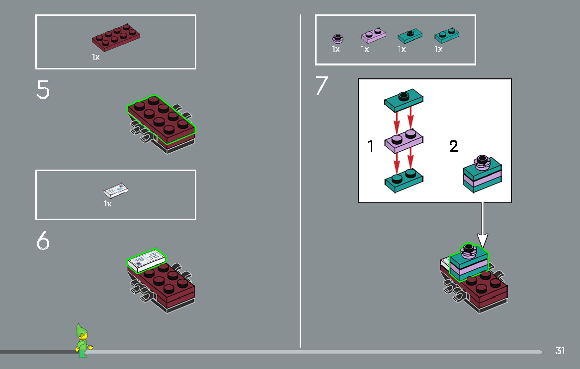 Wikibricks3D - 10339 Santa Post Office 3D print model_42