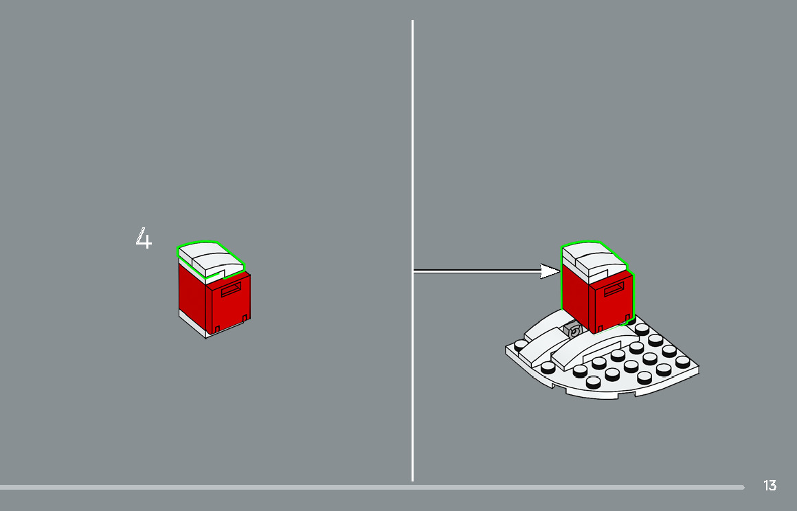 Wikibricks3D - 10339 Santa Post Office 3D print model_13