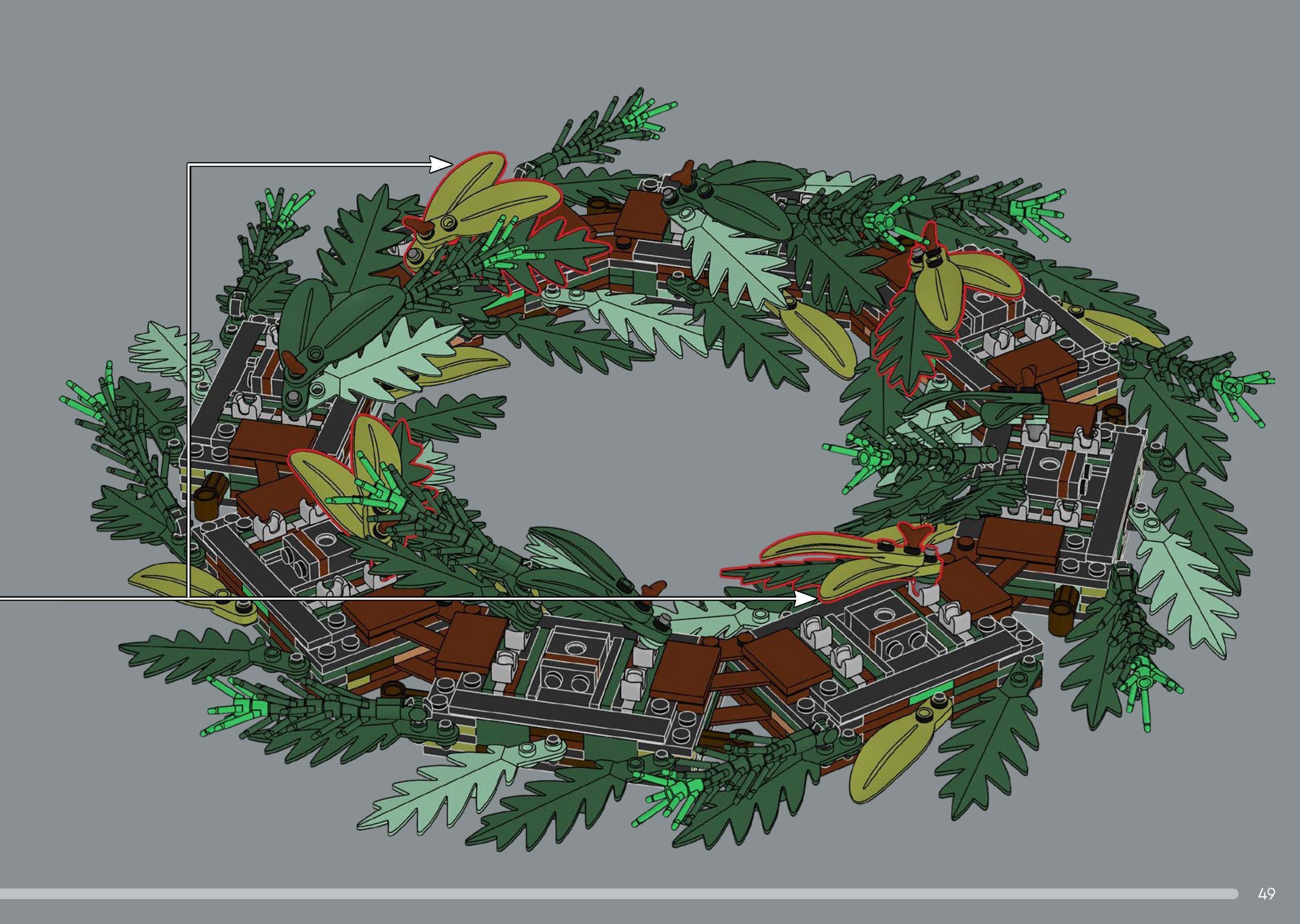 Wikibricks3D - 10340 Wreath 3D print model_41