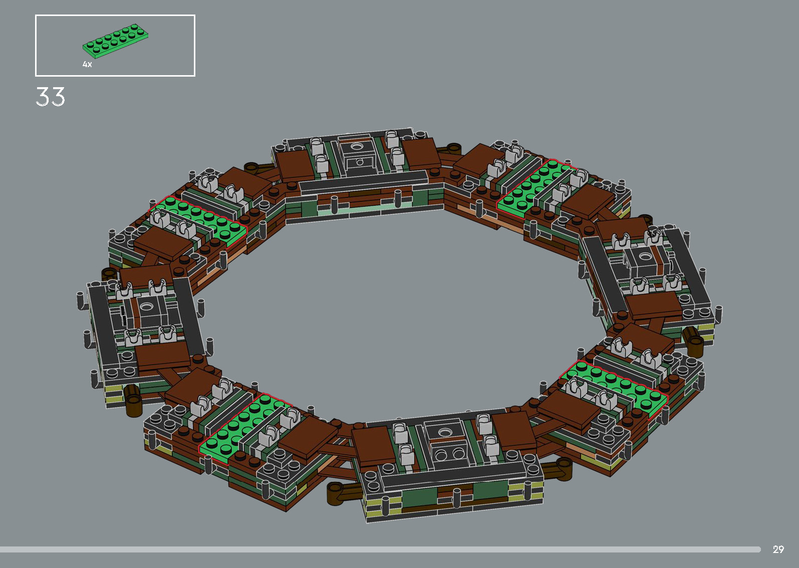 Wikibricks3D - 10340 Wreath 3D print model_21