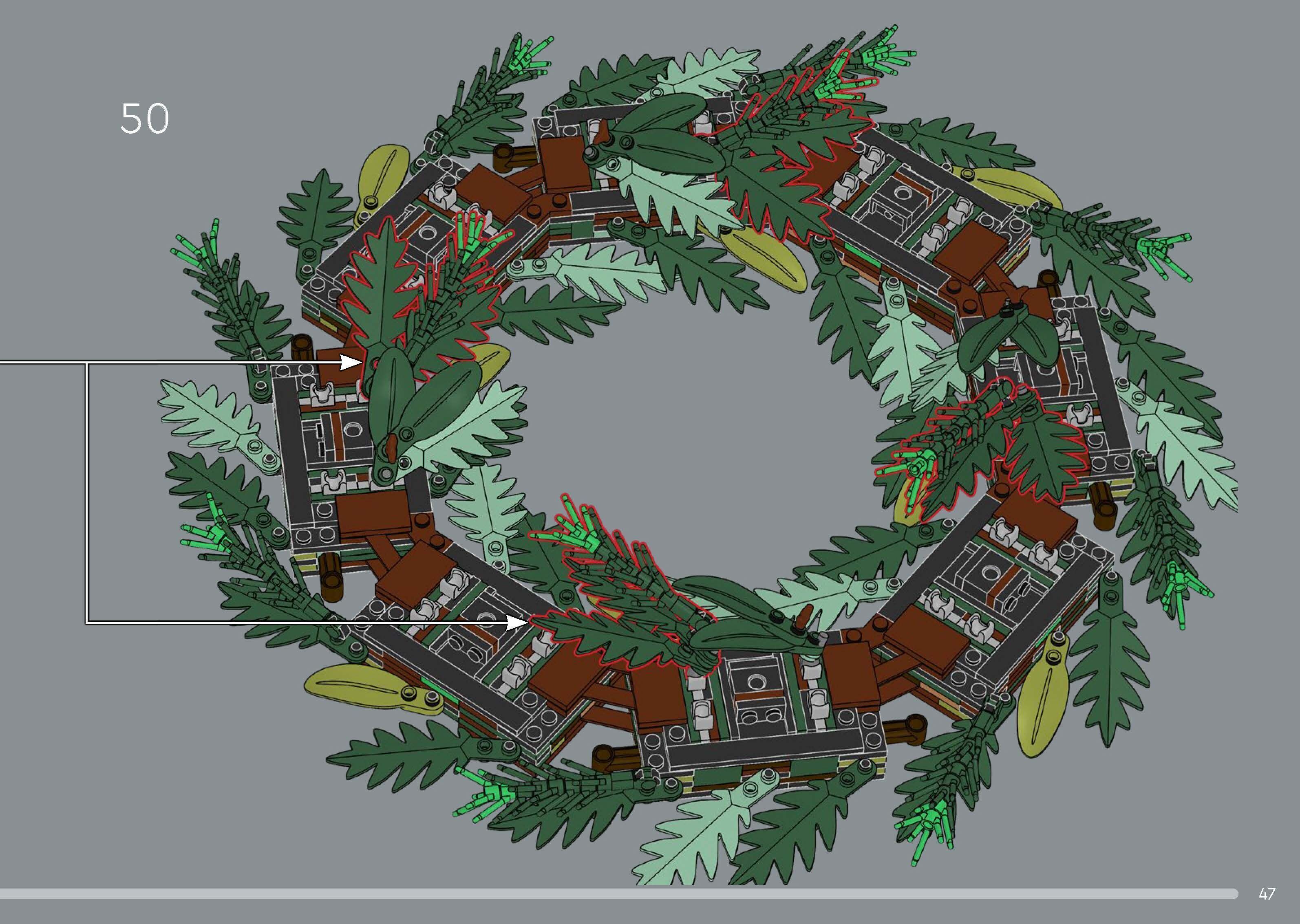 Wikibricks3D - 10340 Wreath 3D print model_39