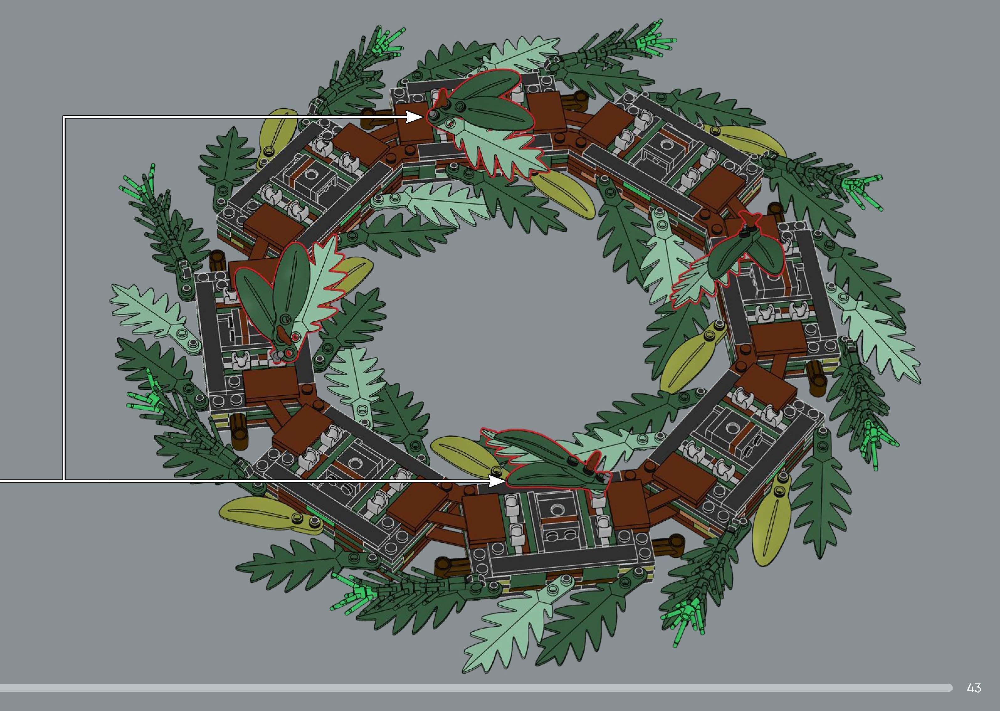 Wikibricks3D - 10340 Wreath 3D print model_35