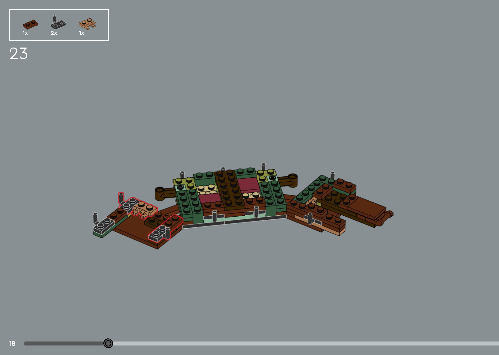 Wikibricks3D - 10340 Wreath 3D print model_10