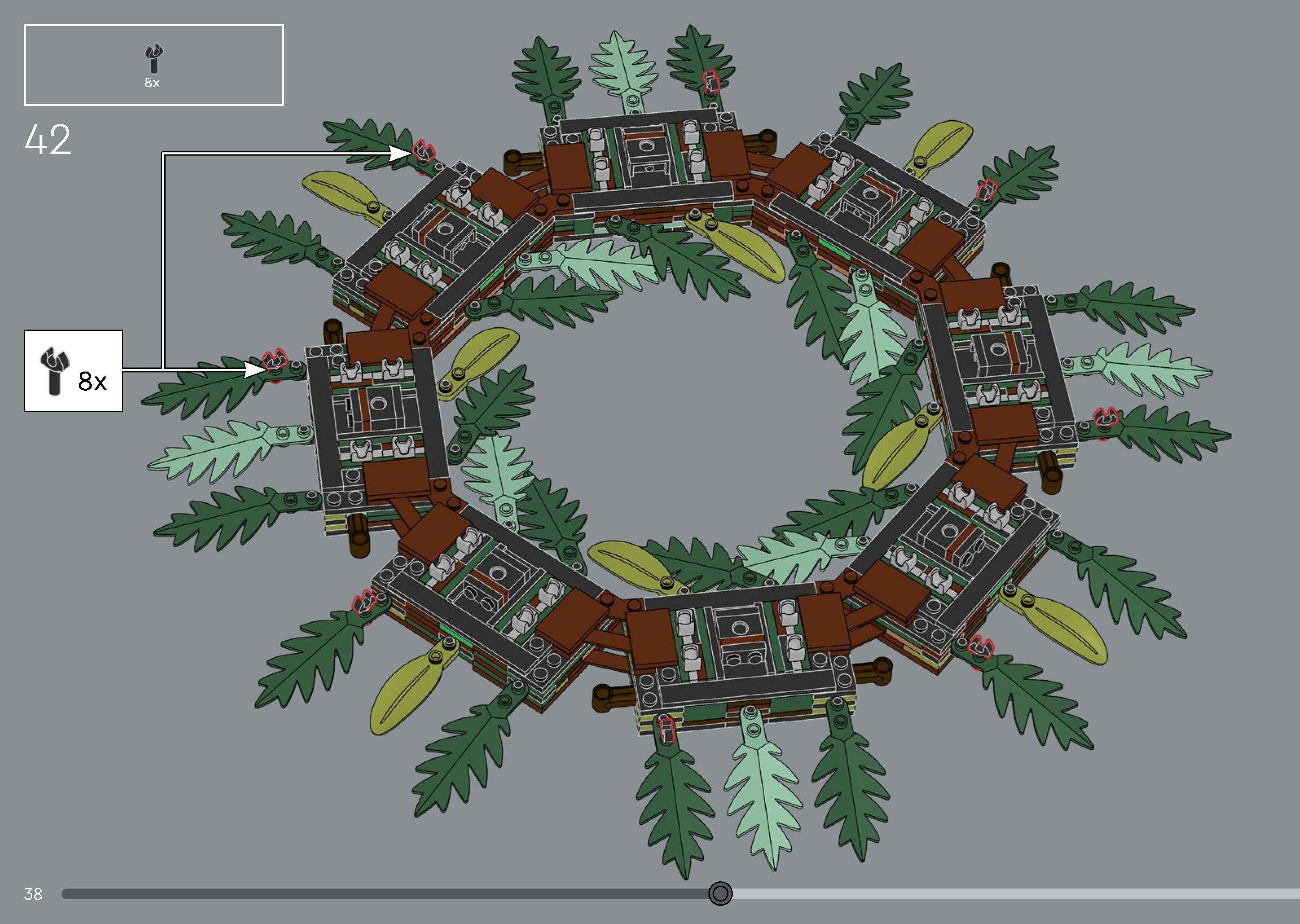 Wikibricks3D - 10340 Wreath 3D print model_30