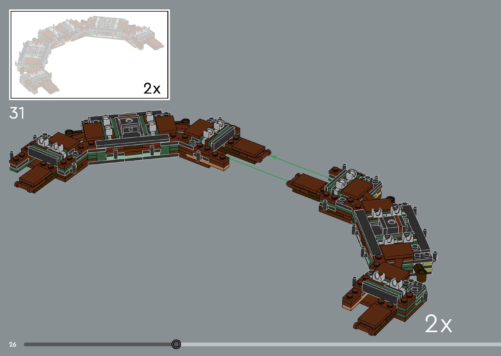 Wikibricks3D - 10340 Wreath 3D print model_18