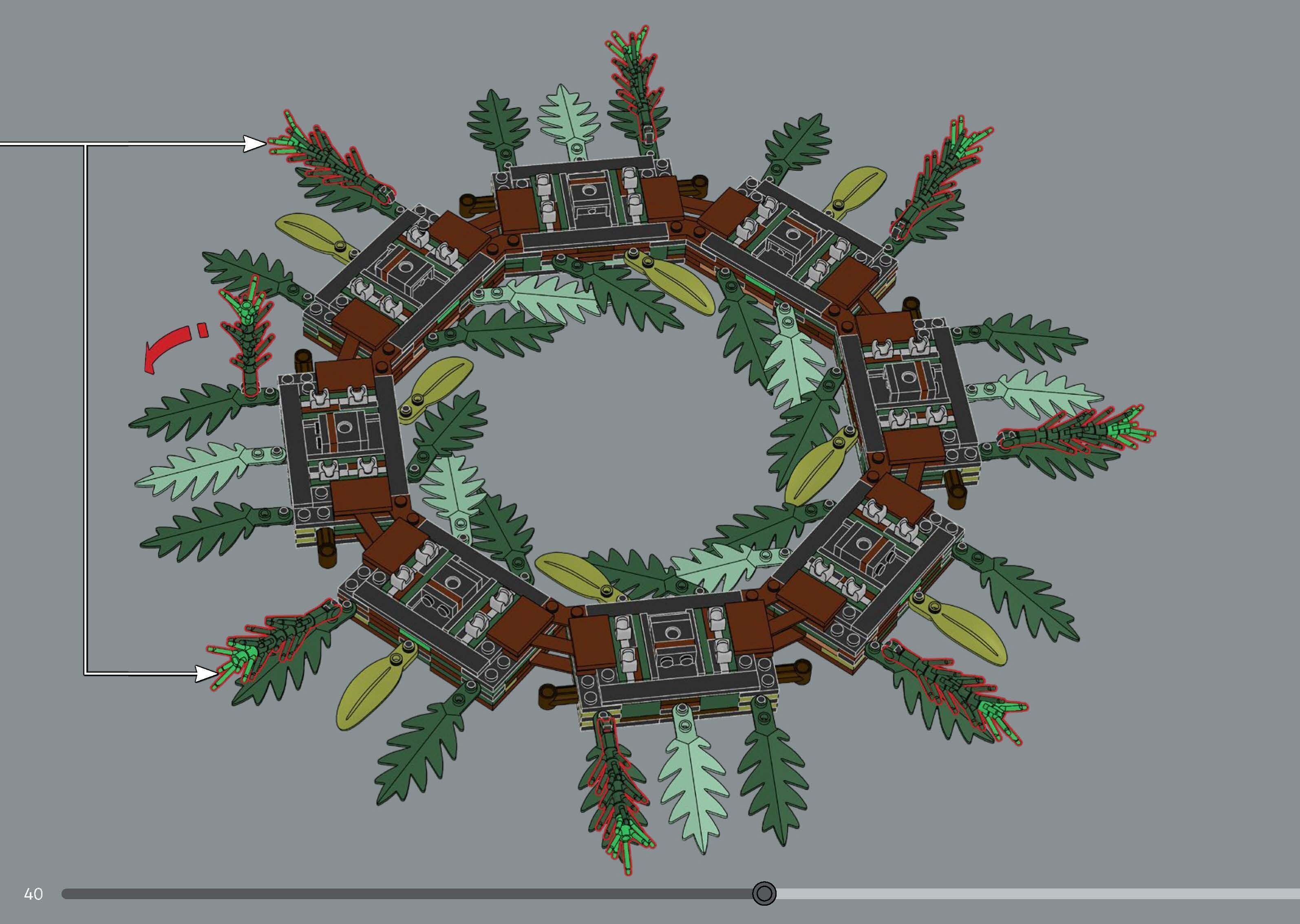 Wikibricks3D - 10340 Wreath 3D print model_32