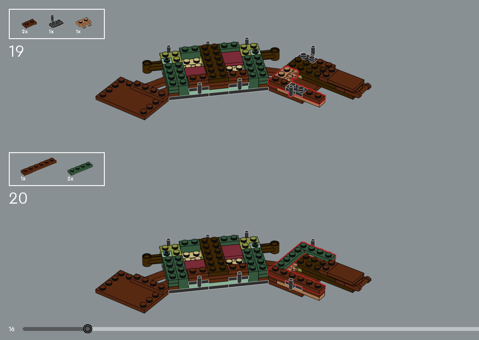 Wikibricks3D - 10340 Wreath 3D print model_8