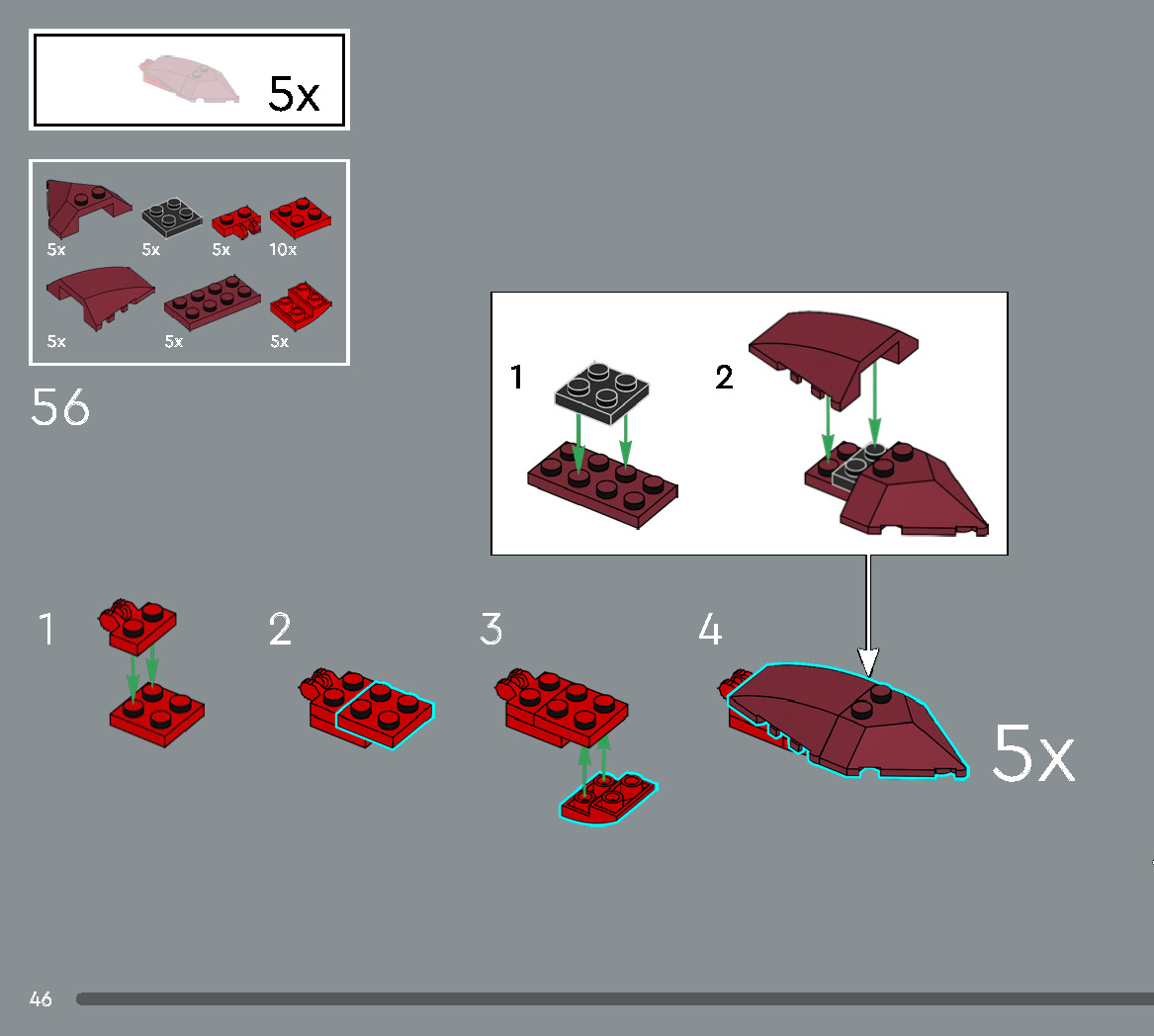 Wikibricks3D - 10370 Poinsettia 3D print model_39