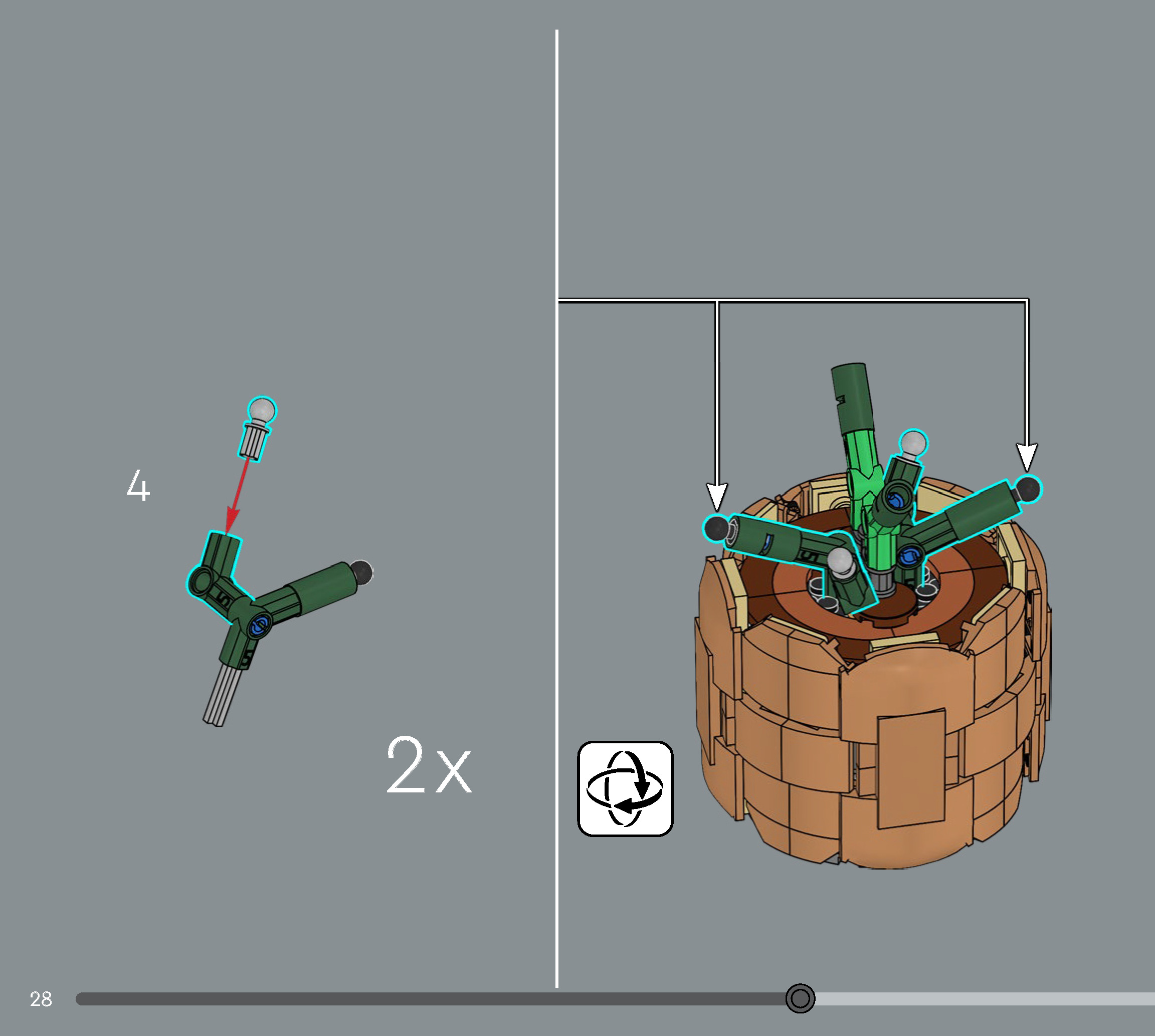Wikibricks3D - 10370 Poinsettia 3D print model_21