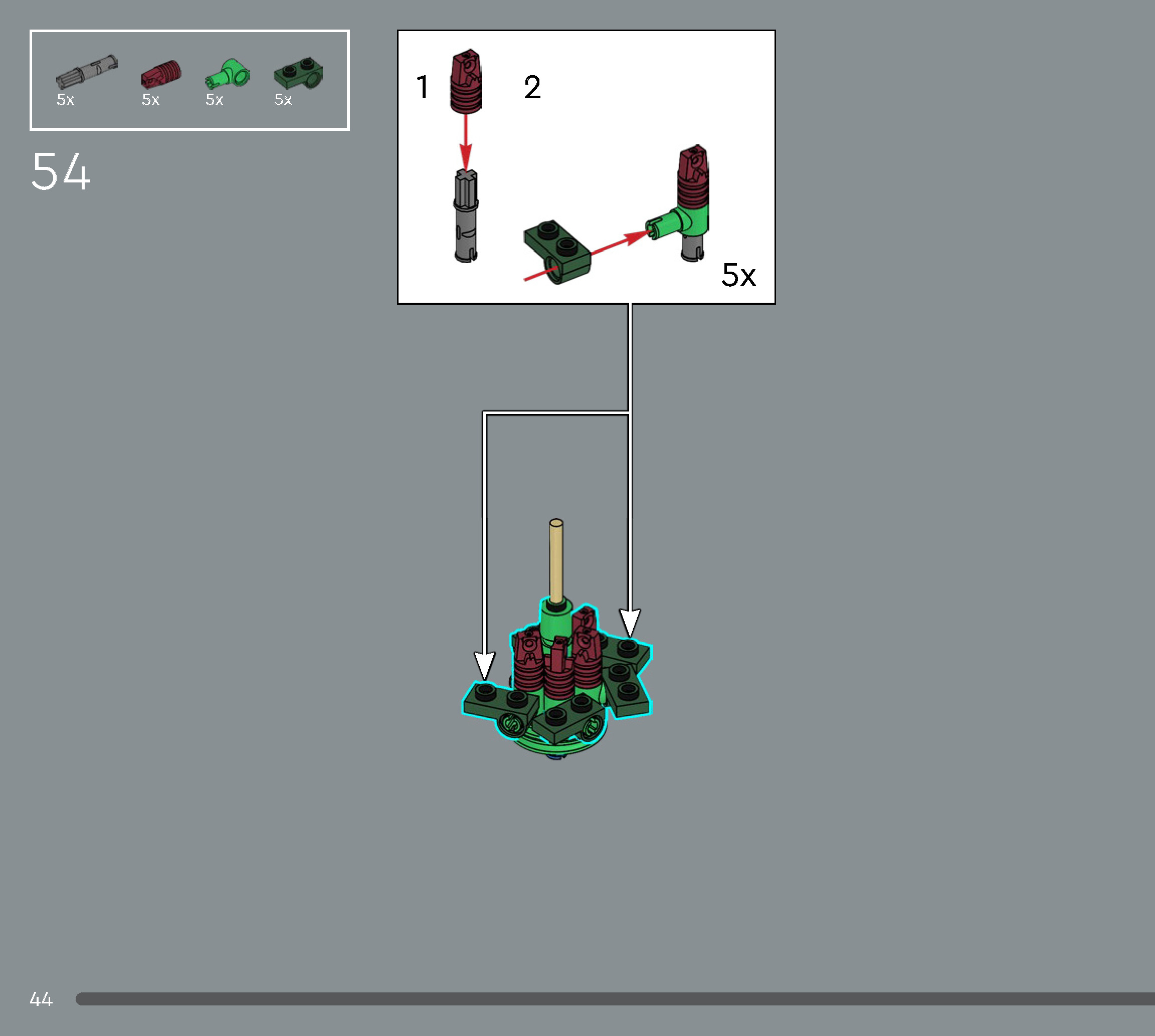 Wikibricks3D - 10370 Poinsettia 3D print model_37