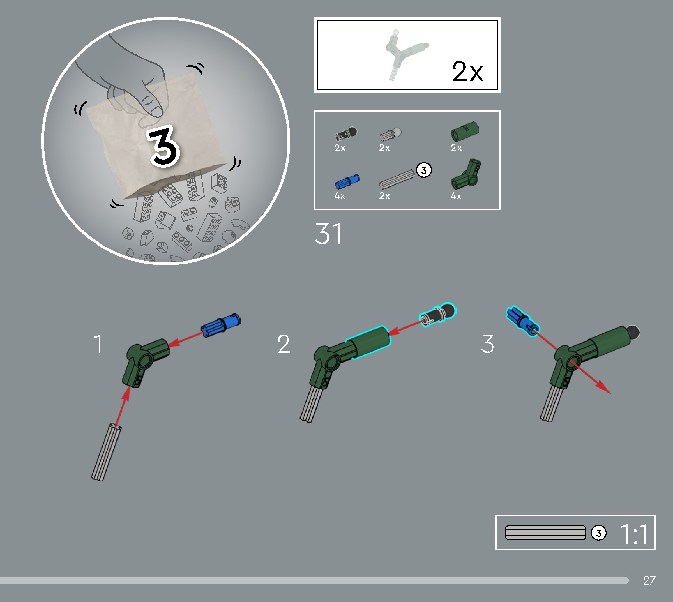 Wikibricks3D - 10370 Poinsettia 3D print model_20