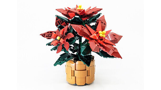 Wikibricks3D - 10370 Poinsettia 3D print model