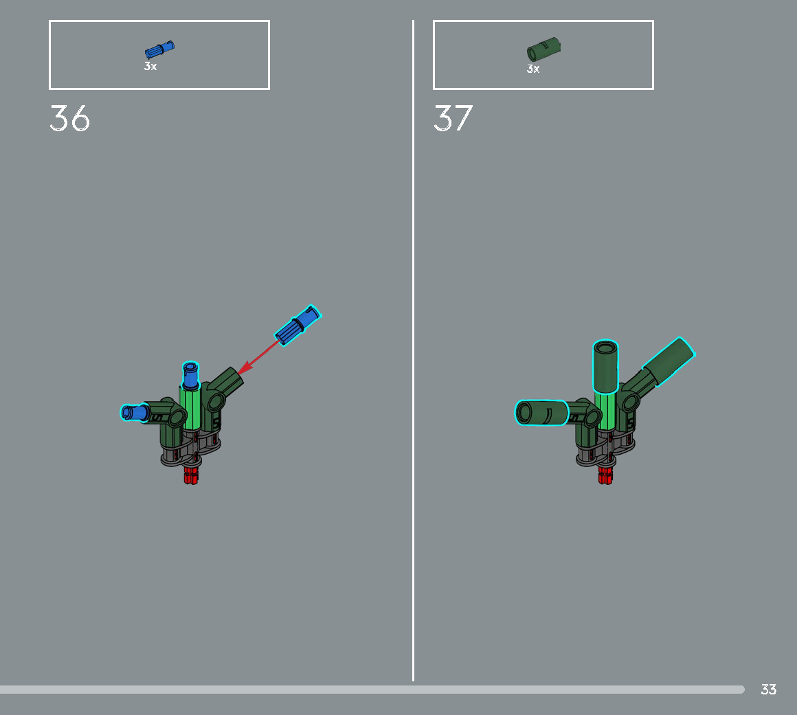 Wikibricks3D - 10370 Poinsettia 3D print model_26
