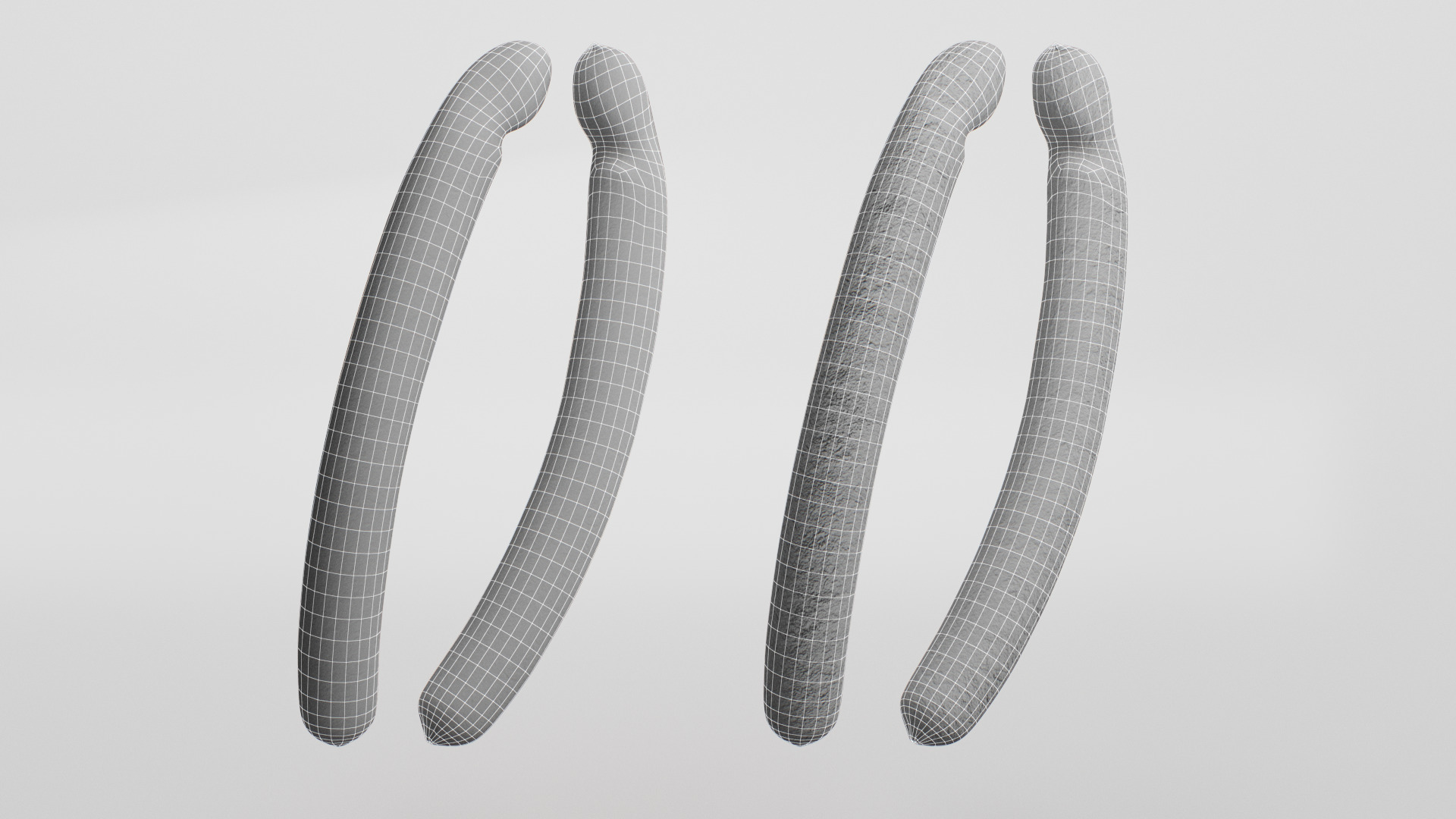 Sausage 3D model_5