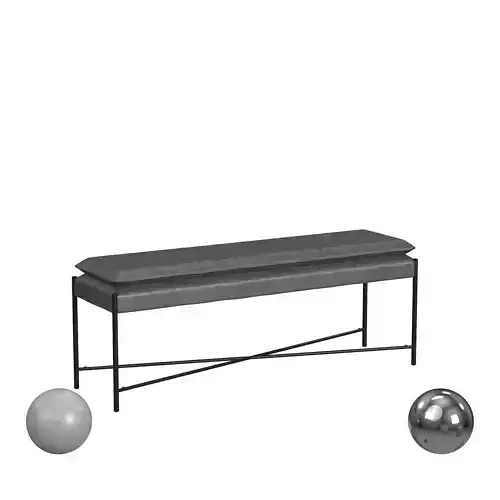 Kara Cushioned X Bench