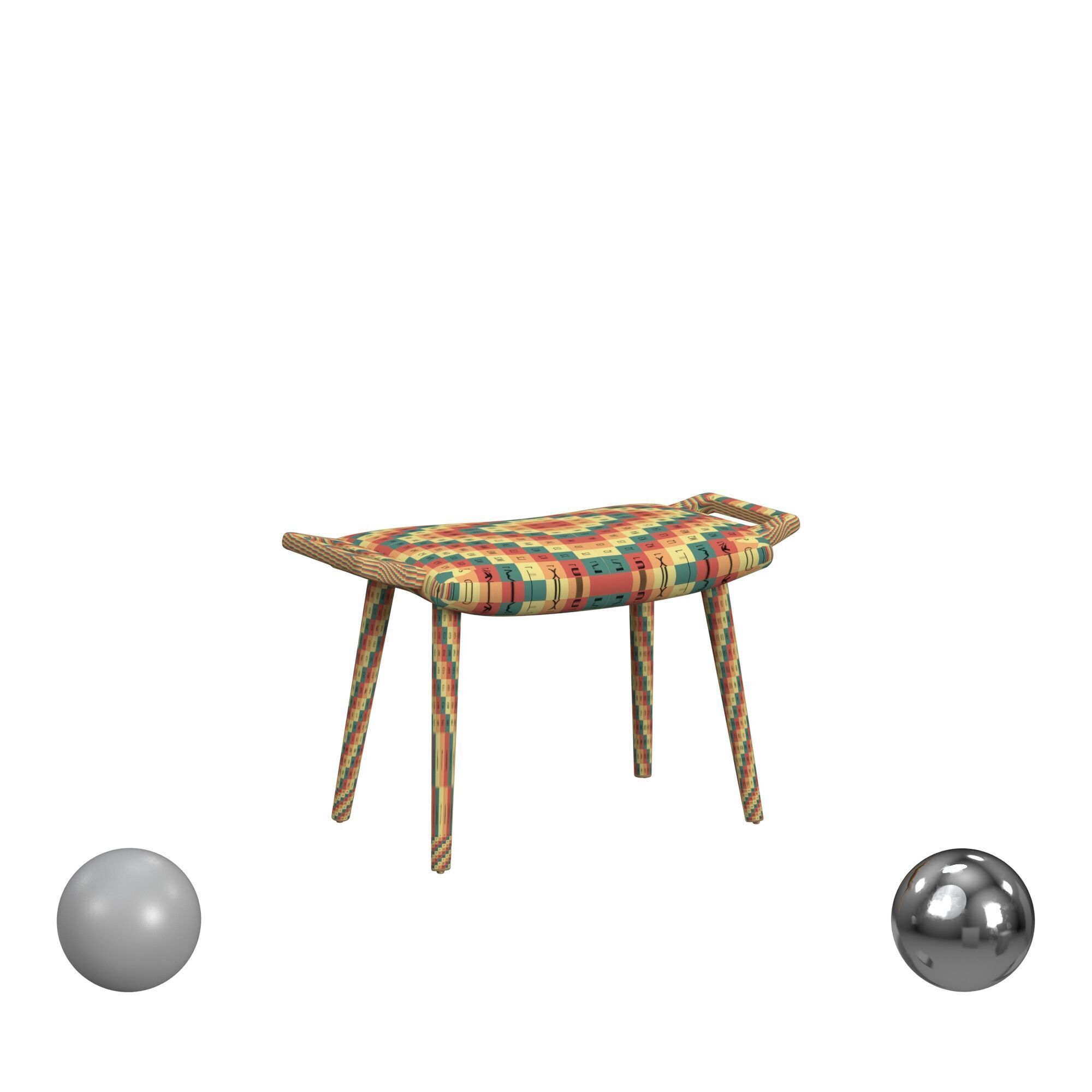 Yara Bench 3D model_2