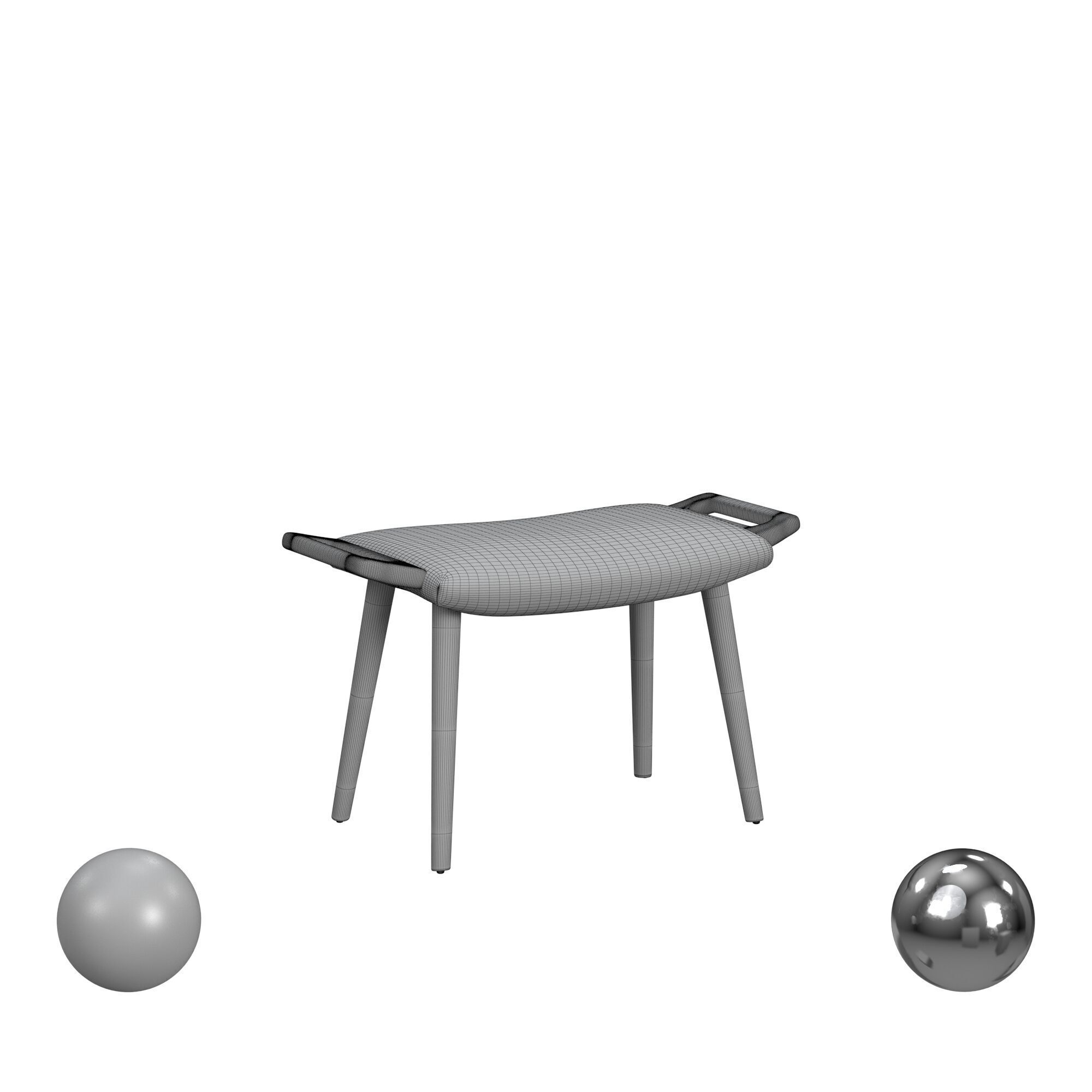 Yara Bench 3D model_3