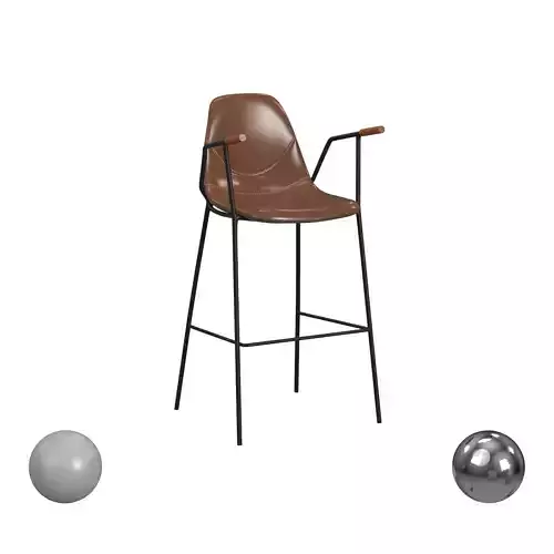 Tanner Mid - Century Bar Stool