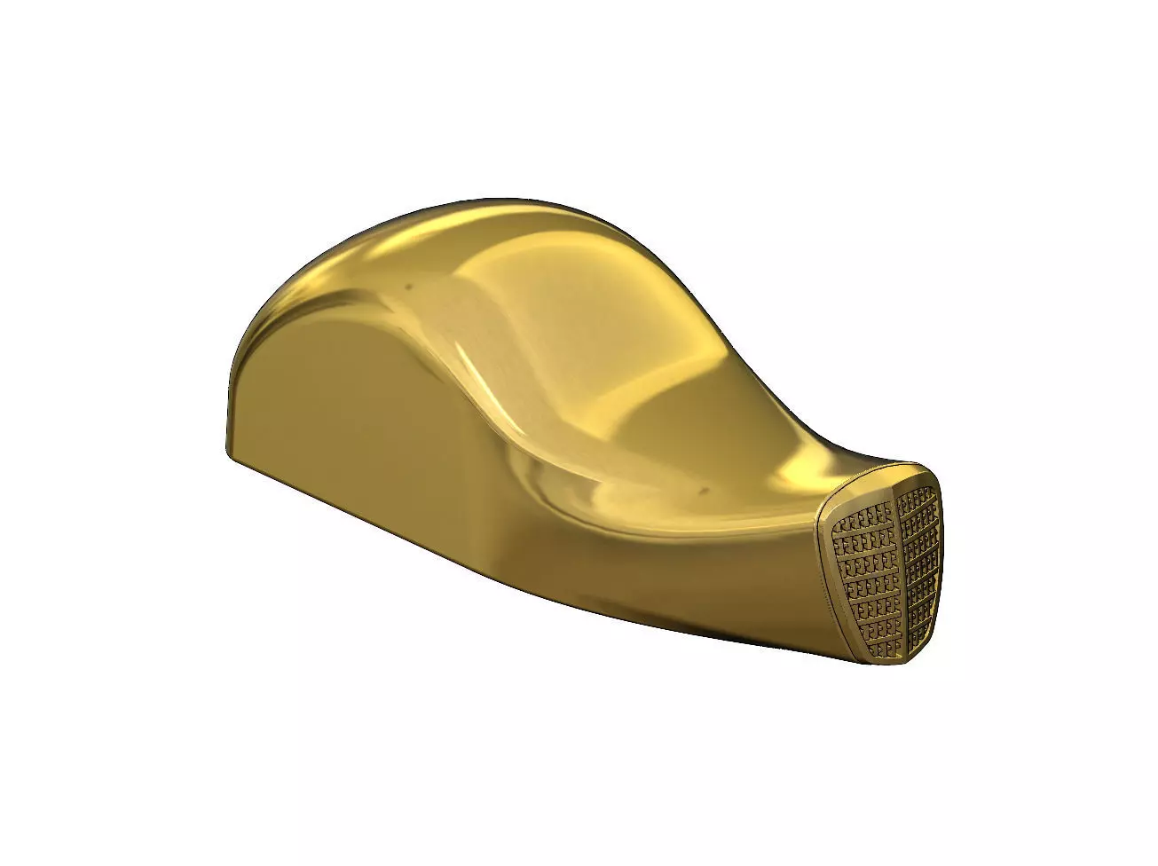 Simple grille vintage car body sculpture 3D print model