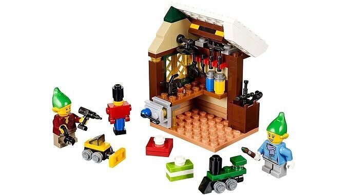 Wikibricks3D - 40106 Toy Workshop 3D print model