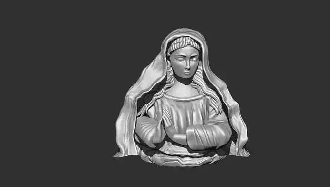 The saint Mary mother of Jesus 