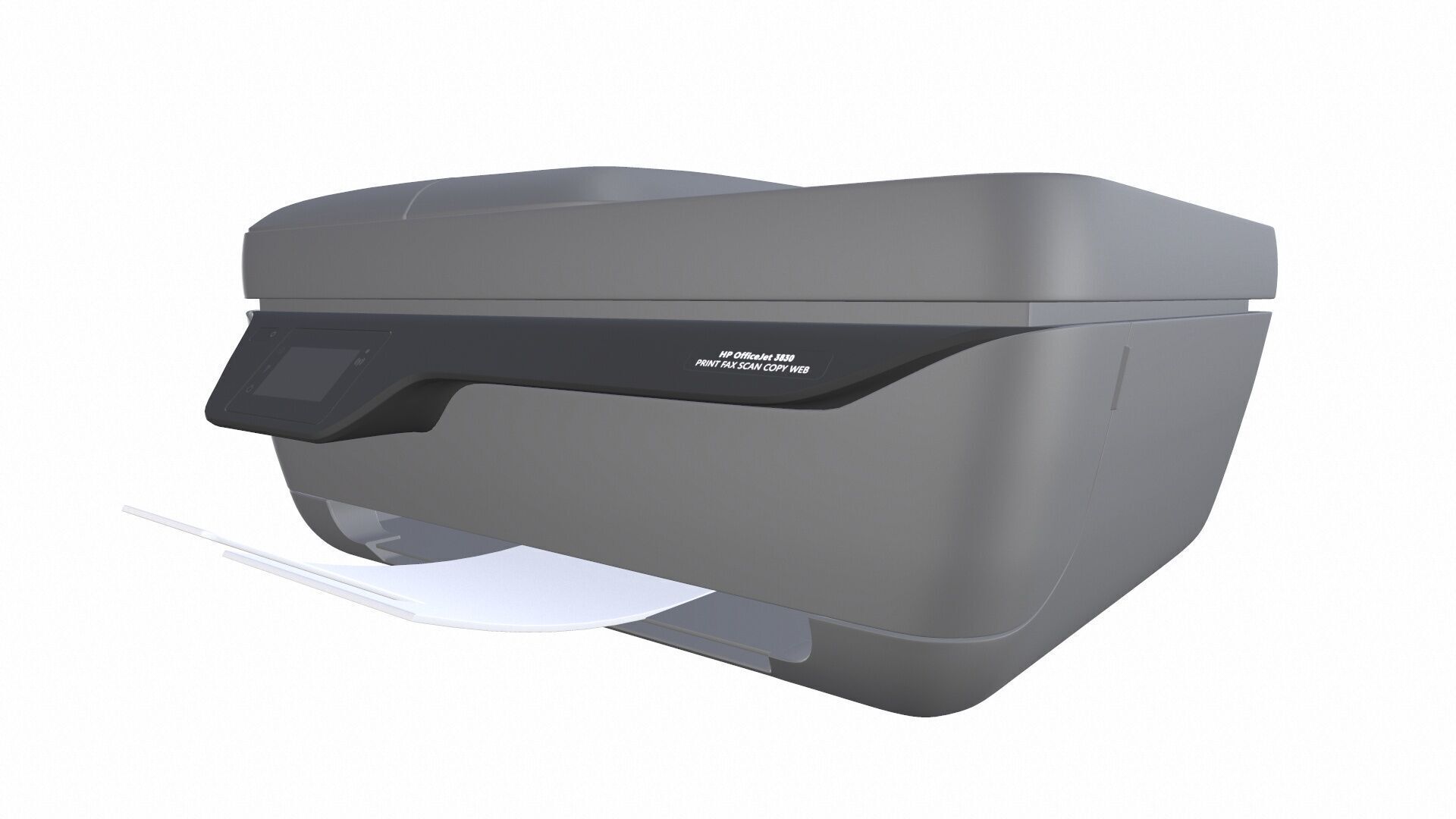 HP DeskJet Ink Advantage 3835 Inkjet Printer 3D model_4